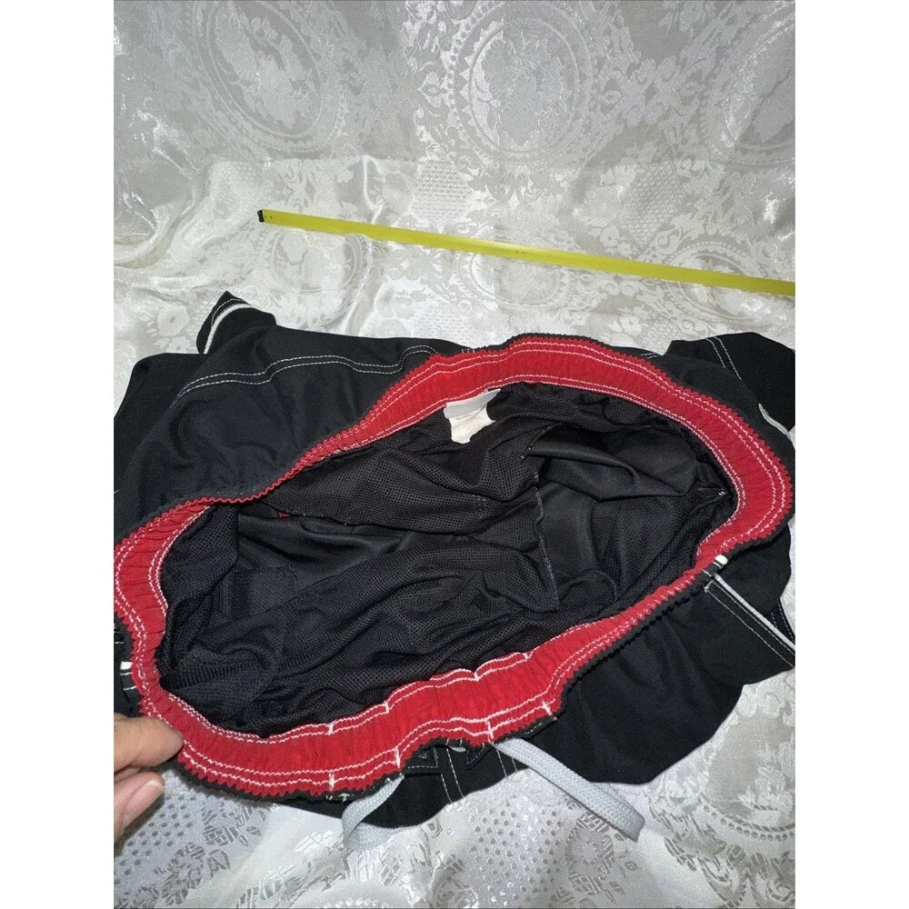 Speedo Swim Trunks Mens Board Shorts Mesh Brief Lined Black XL